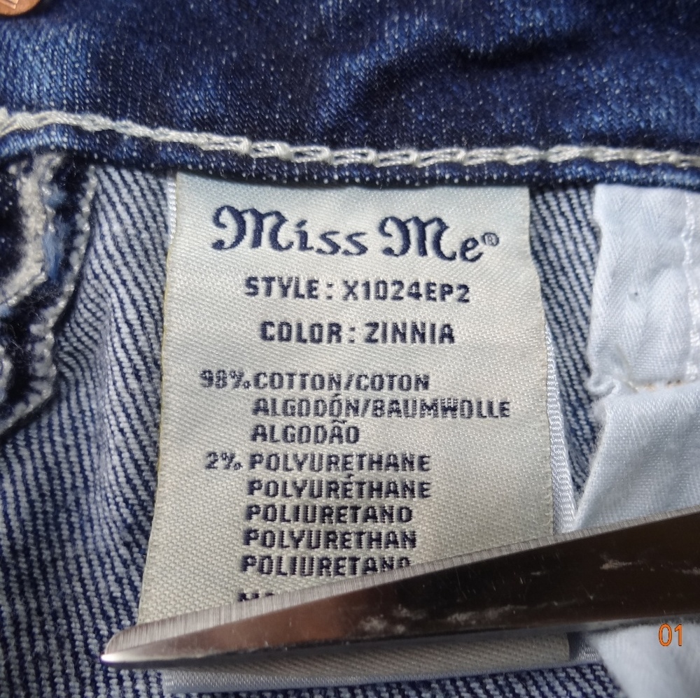 Miss me woman capris jeans size 26 - Picture 5 of 5